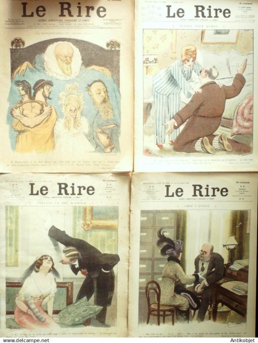 Le Rire 1897 lot 4 revues Leandre Fau Guillaume Hermann Gerbault Capy Plumet Genty