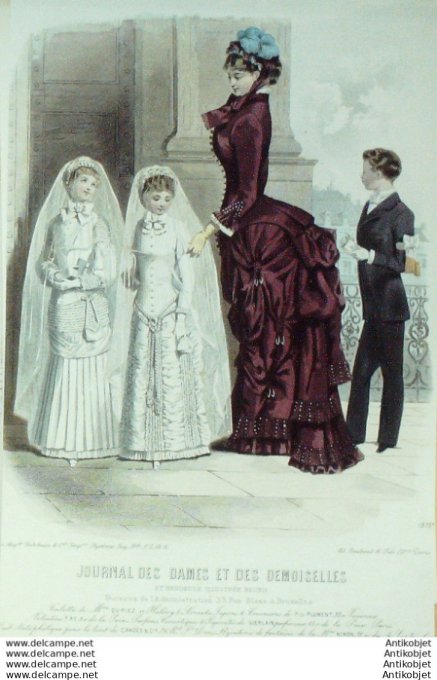 Journal des Dames Demoiselles 1882 # 1875 (Maison Du-Riez)