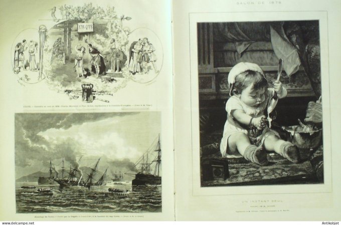 Le Monde illustré 1875 n°955 Fécamp Sassetot (76) Pau Bilhères (64) Tunisie Pays-Bas Leyde