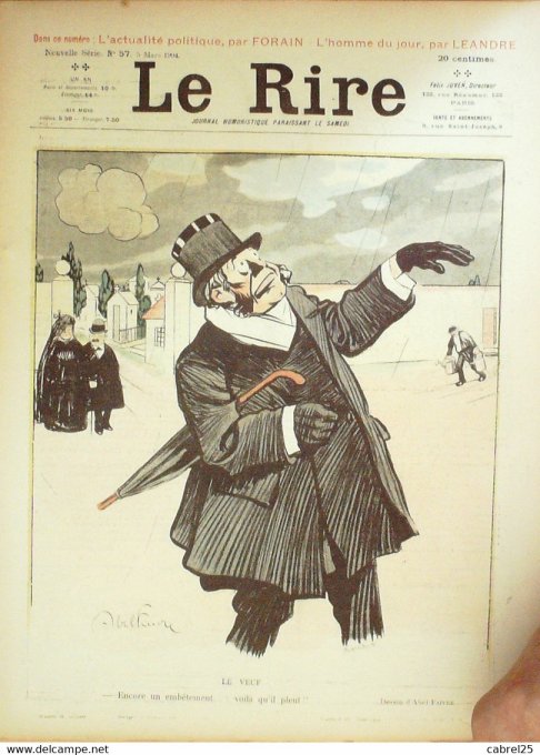 Le Rire 1904 n° 57 Villemot Léandre Hermann Testevuide Faivre Delaw