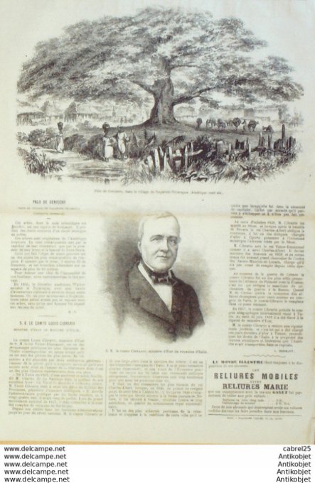 Le Monde illustré 1867 n°522 Canon Woolwich Expo Egypte Montmartre Nicaragua Nagarote