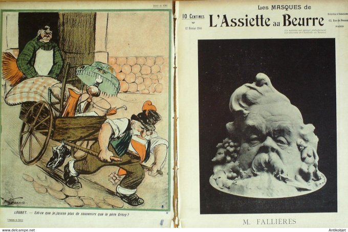 L'Assiette au beurre 1906 n°255 Le déménagement d'Emile Barrère Hrandjouan