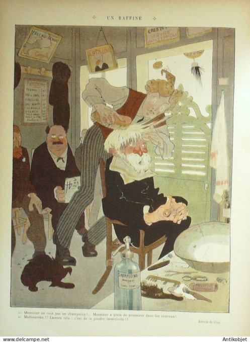 Le Rire 1911-10- 7 # 453 Journal humoristique Ed.Originale Un Raffine