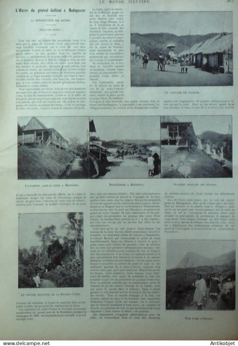 Le Monde illustré 1899 n°2203 Vietnam Tonkin Hanoï Nam-Dinh Toulon (83) Madagascar Mandraka Mahalaya