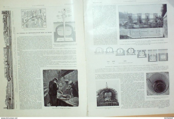 L'illustration 1905 n°3274 Norvège Haakon VII vapeur Hilda St-Malo (35) catastrophe Espagne Estramad