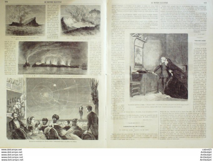 Le Monde illustré 1864 n°384 Danemark Sund Salling Lumfjord St Germain L'auxerrois Algérie Oran Tiar