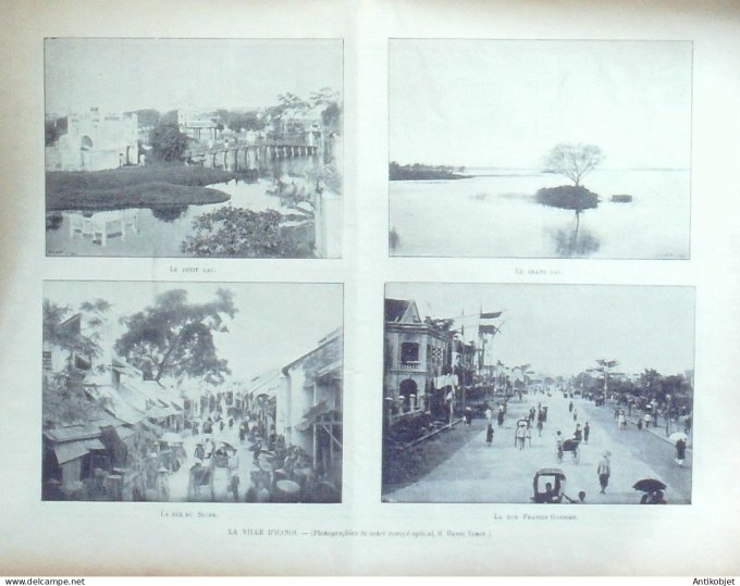 Le Monde illustré 1899 n°2203 Vietnam Tonkin Hanoï Nam-Dinh Toulon (83) Madagascar Mandraka Mahalaya