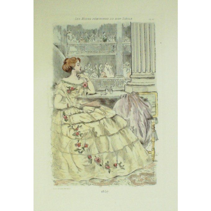 Mode Féminine époque 1857 (H.Boutet)