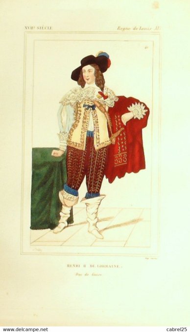 Henri Ii De Lorraine Louis Xiv 17ème 1852