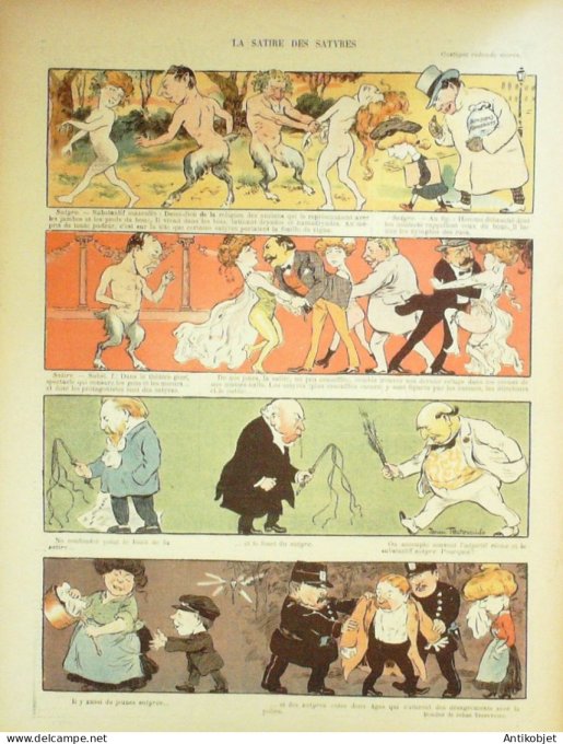 Le Rire 1904-02-27 #  56 Journal humoristique Ed.Originale Liberte Egalite Fraternite