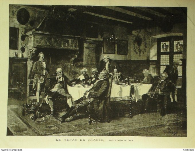 Soleil du Dimanche 1893 n°51 Chaise à porteurs Casimir Périer Angers (49)