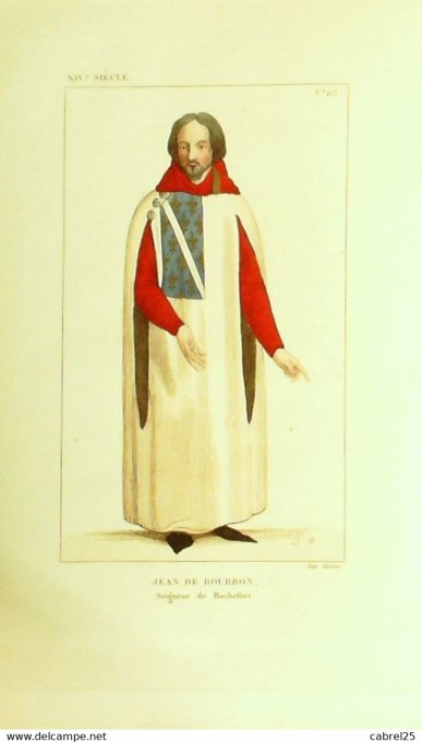 De Bourbon Jean Seigneur de Rochefort 14ème1852