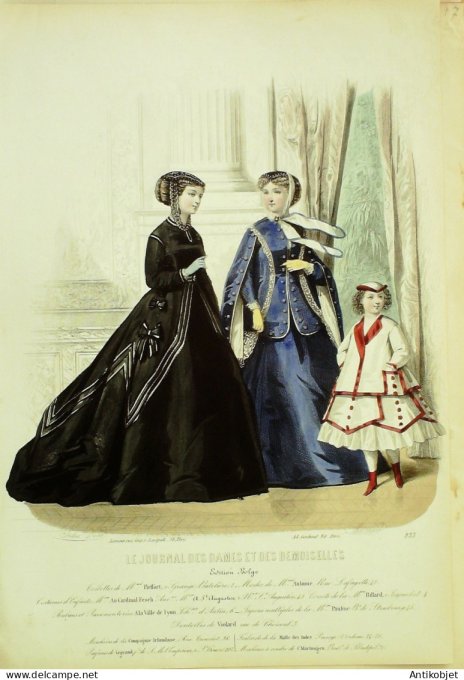 Journal des Dames Demoiselles 1866 # 833 (Maison Pieffort)