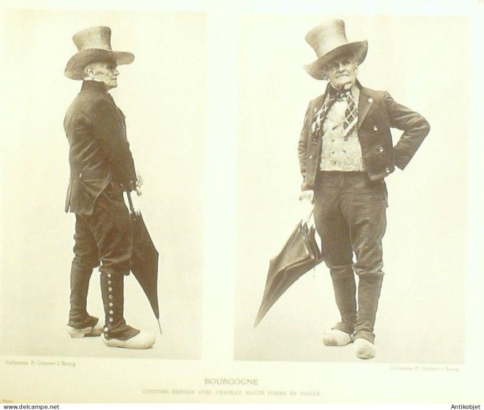 Bourgogne-Franche-Comté Dijon (21) Paysans Bressans  par Ch.Massin XXème