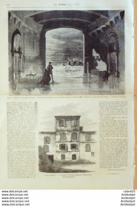 Le Monde illustré 1867 n°521 Italie Florence Expo Universelle