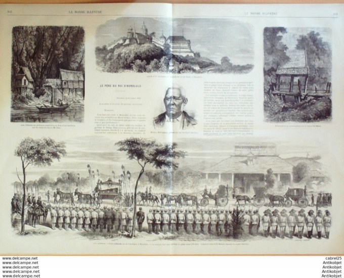 Le Monde illustré 1867 n°521 Italie Florence Expo Universelle