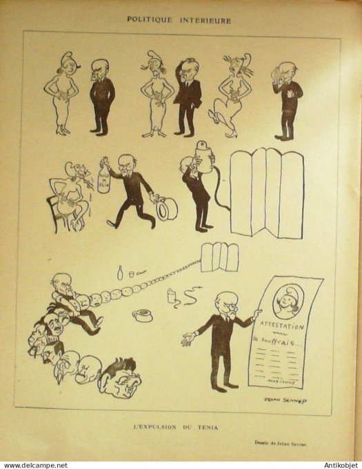 Le Rire 1923-07- 7 # 231 Journal humoristique Ed.Originale Robert Macaire