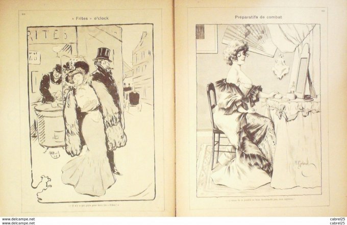 Le Frou Frou 1901 n° 55 MISTI PENCIL HAMI GUILLAUME BOUTEZ GOTTLOB