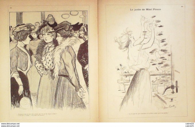 Le Frou Frou 1901 n° 55 MISTI PENCIL HAMI GUILLAUME BOUTEZ GOTTLOB