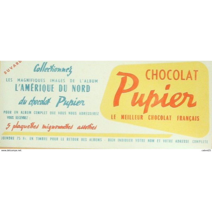 Buvard PUPIER Chocolat