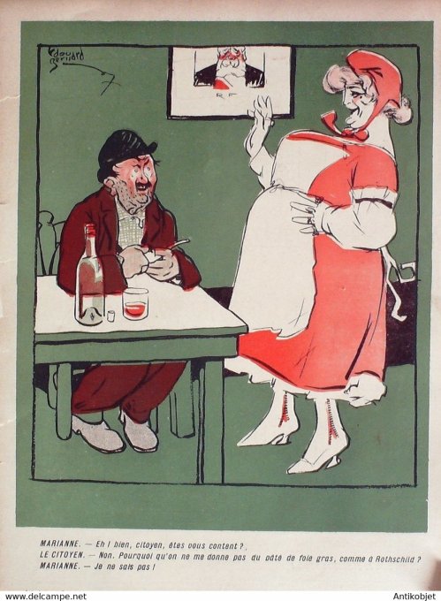 L'Assiette au beurre 1907 # 319 La question sociale Bernard Edouard