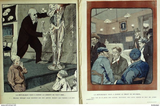 L'Assiette au beurre 1907 # 319 La question sociale Bernard Edouard