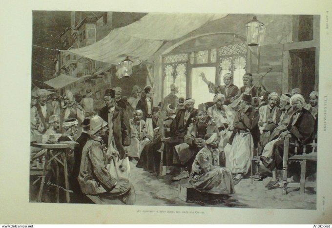 L'illustration 1896 n°2788 Mali Tombouctou Niger Koulikoro Bammakou Gourao Egypte Caire