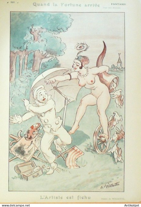 Fantasio 408 1924 Willette Jaques Gerbault Giffey Lorenzi Jasmine Vallee