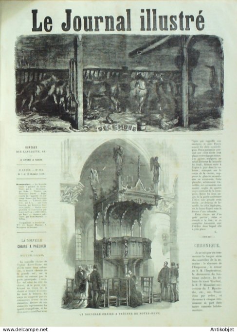 Le journal illustré 1869 n°304 Egypte Caire Impératrice NDP Chaire à prêcher