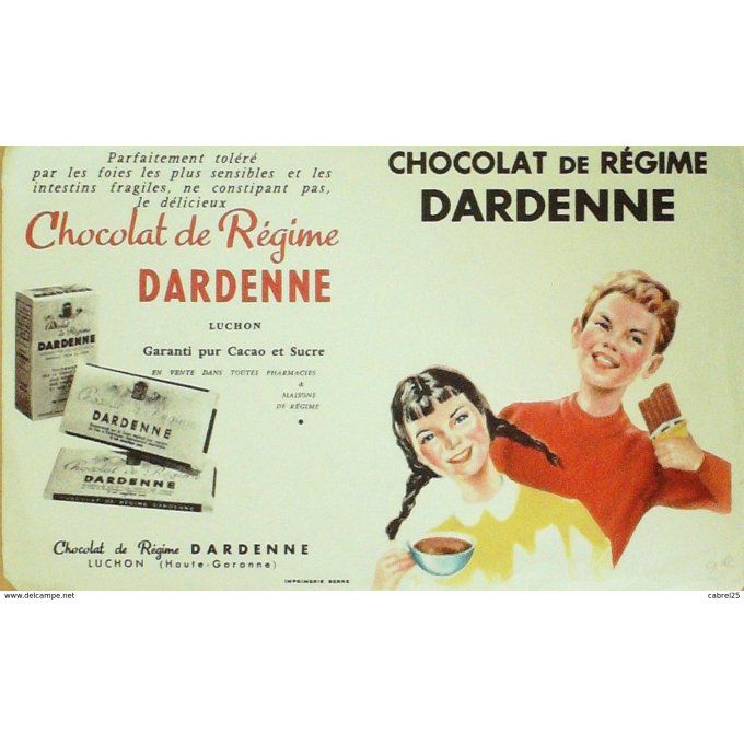 Buvard DARDENNE Chocolaterie