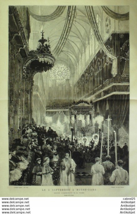Le Monde illustré 1878 n°1119 Belfort (90) Thiers Italie Venise Noces D'argent Souverains Belges St 