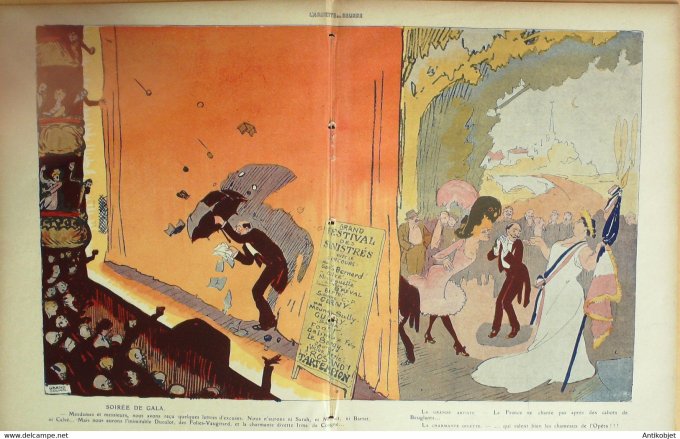 L'Assiette au beurre 1910 # 465 Fêtes de Charité Grandjouan