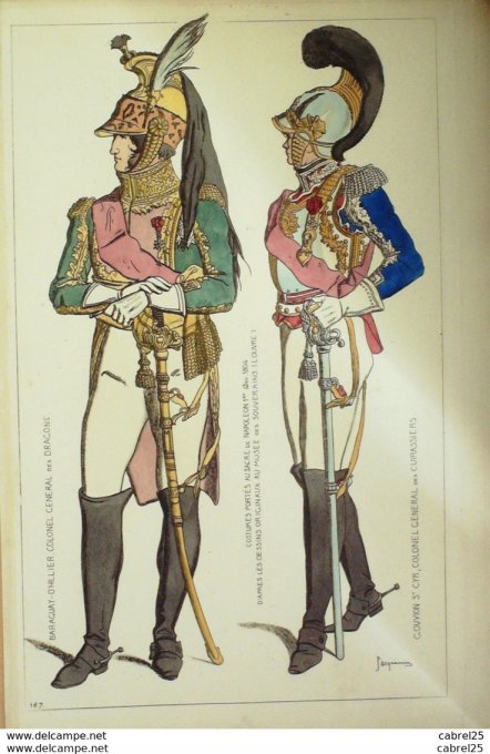 Gouvion St-Cyr Cuirassier Baraguay Hillier Dragon sacre Napoléon 1er 1804