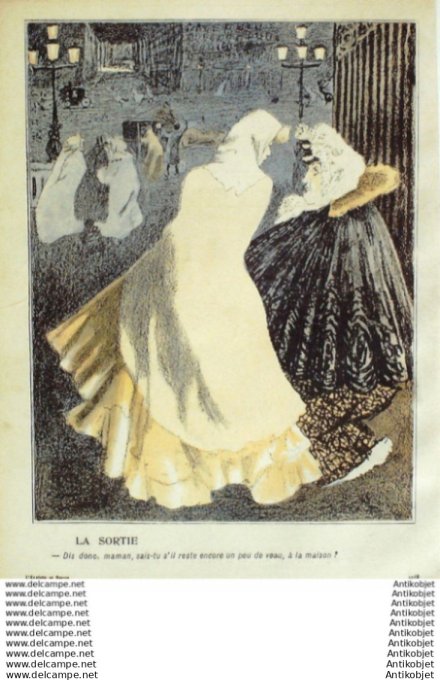 L'Assiette au beurre 1905 # 203 Le bal a l'Hotel de ville Grandjouan