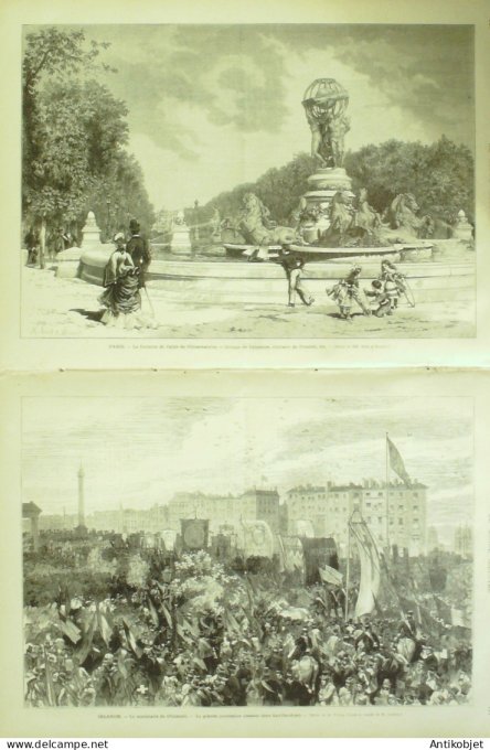 Le Monde illustré 1875 n°958 Irlande Dublin Herzégovieterbigne Selim Pacha Newesinge Russie S Peters
