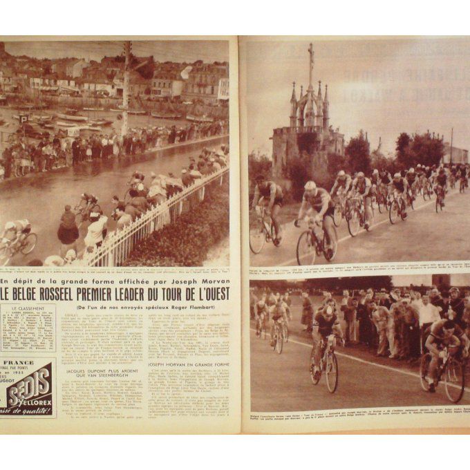 Miroir des Sports 1956 n° 586 6/08 MORVAN ROSSEL JAZY SILLON SORO SWANSEA KOPA