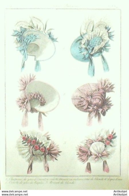 Gravure Mode Costume Parisien 1831 # 2884 (eau forte old Fashion plate