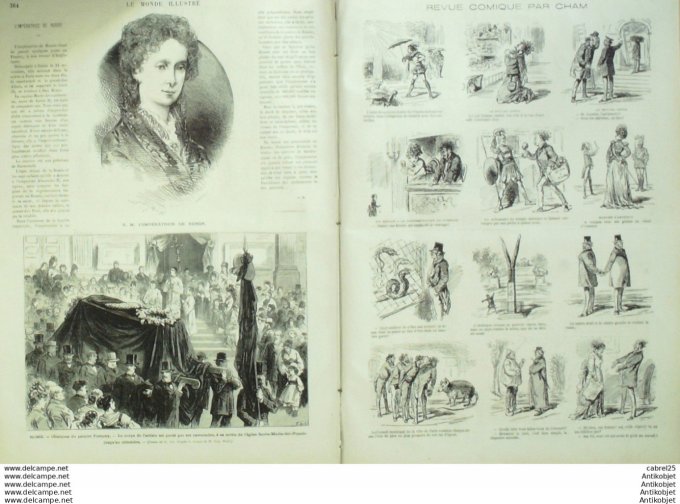 Le Monde illustré 1874 n°921 Suisse St-Bernard Autriche Esterhazi Croix De Flandre (59) Italie Rome