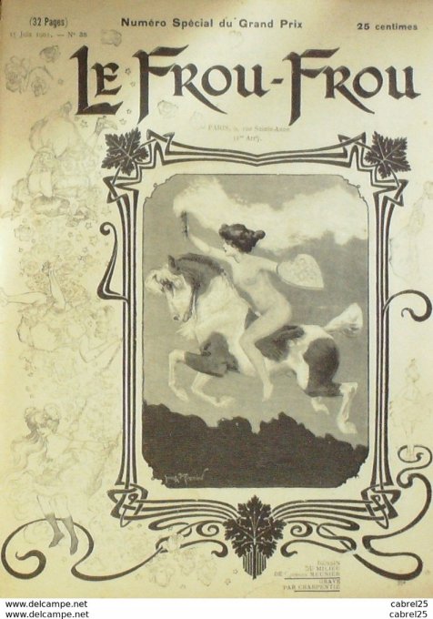 Le Frou Frou 1901 n° 35 GERBAULT FLORES SANDY HOOK GUILLAUME TESTEVUINE PLUMET BAC FAU GUYDO VALLET