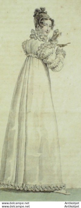 Costume Parisien 1815 # 1506 Canezou perkale.