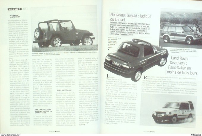 Revue Tech. Automobile 1996 n°586 Peugeot 309 Ford Maverick Nissan Terrano II
