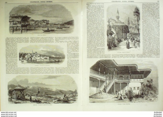 L'Illustration 1849 n°331 Allemagne STUTTGART Italie ROME Turquie KABAK MEIDAN TREBIZONDE