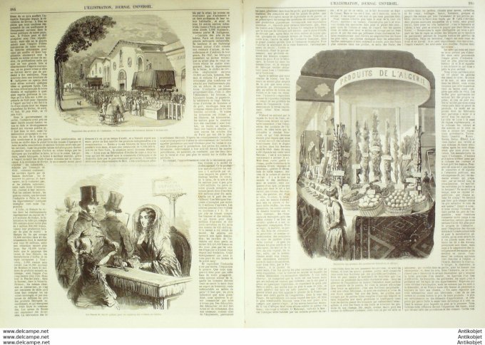 L'Illustration 1849 n°331 Allemagne STUTTGART Italie ROME Turquie KABAK MEIDAN TREBIZONDE