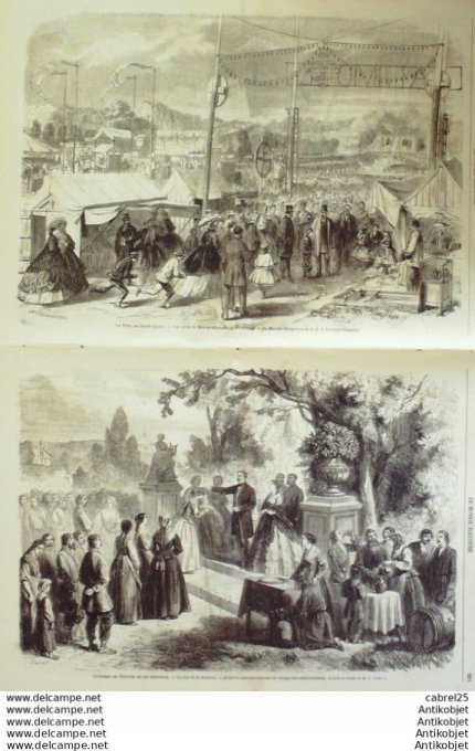 Le Monde illustré 1864 n°389 Madagascar Kaharla Reine Kasouherina St Cloud (92) Pologne Lithuanie Me