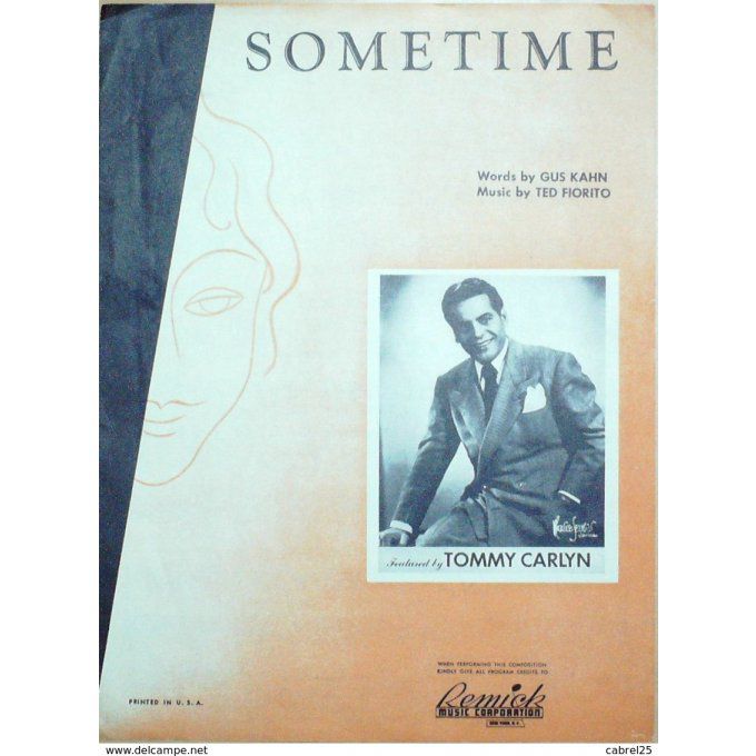 CARLYN TOMMY-SOMETIME-1925