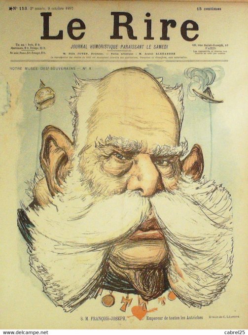 Le Rire 1897 n°153 Léandre Does Métivet Faivre Huard Tilly Trilleau Heidbrinck