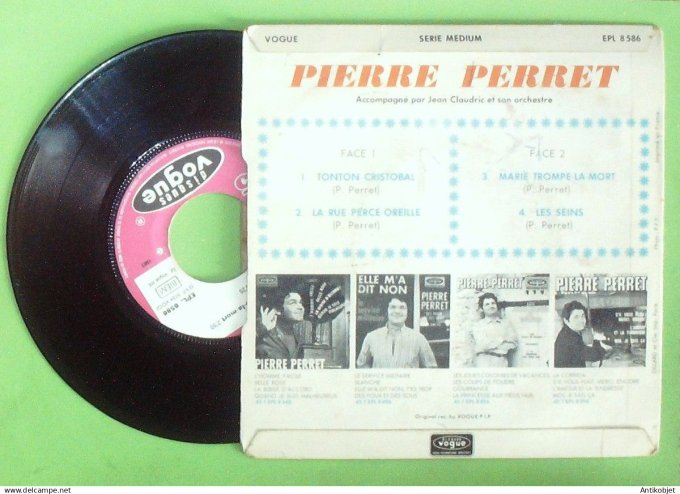 Perret Pierre 45T EP Tonton Cristobal