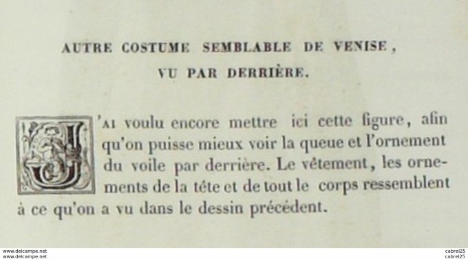 Italie VENISE Villageoise 1859