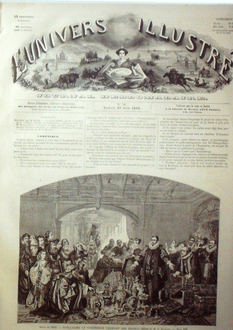 L'Univers illustré 1859 #  58 Magenta les Bersaglieri Louis Kossuth