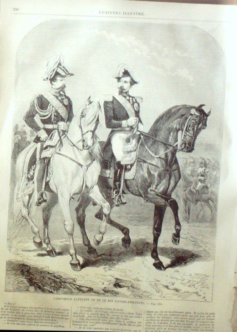 L'Univers illustré 1859 #  58 Magenta les Bersaglieri Louis Kossuth